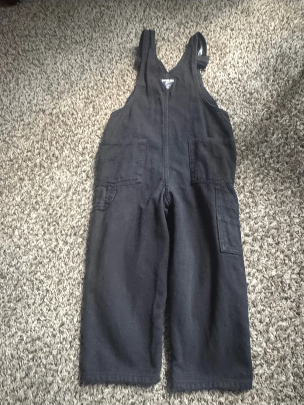 OshKosh B'gosh Solid Black Kids Overalls